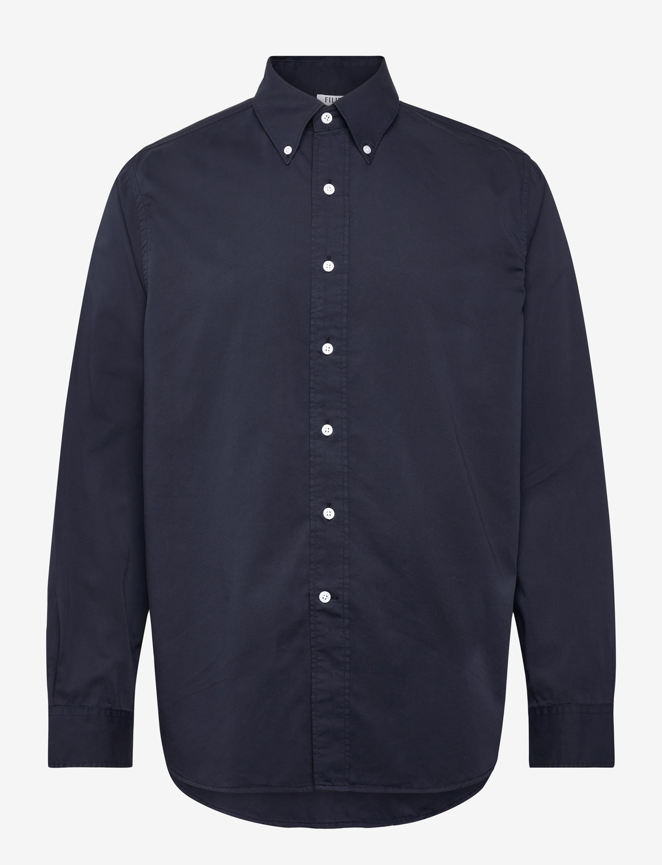 Filippa K - Tailored Button Down Shirt - vabaajasärgid - navy - 0