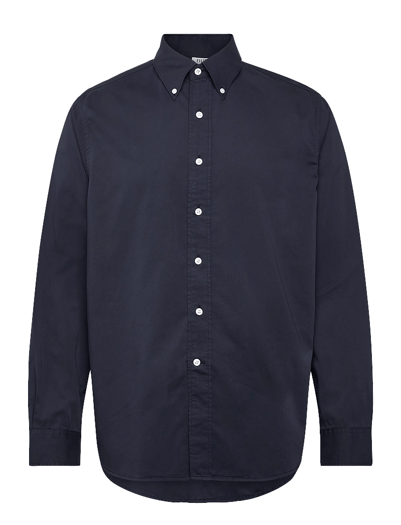 Filippa K - Tailored Button Down Shirt - basic-hemden - navy - 0