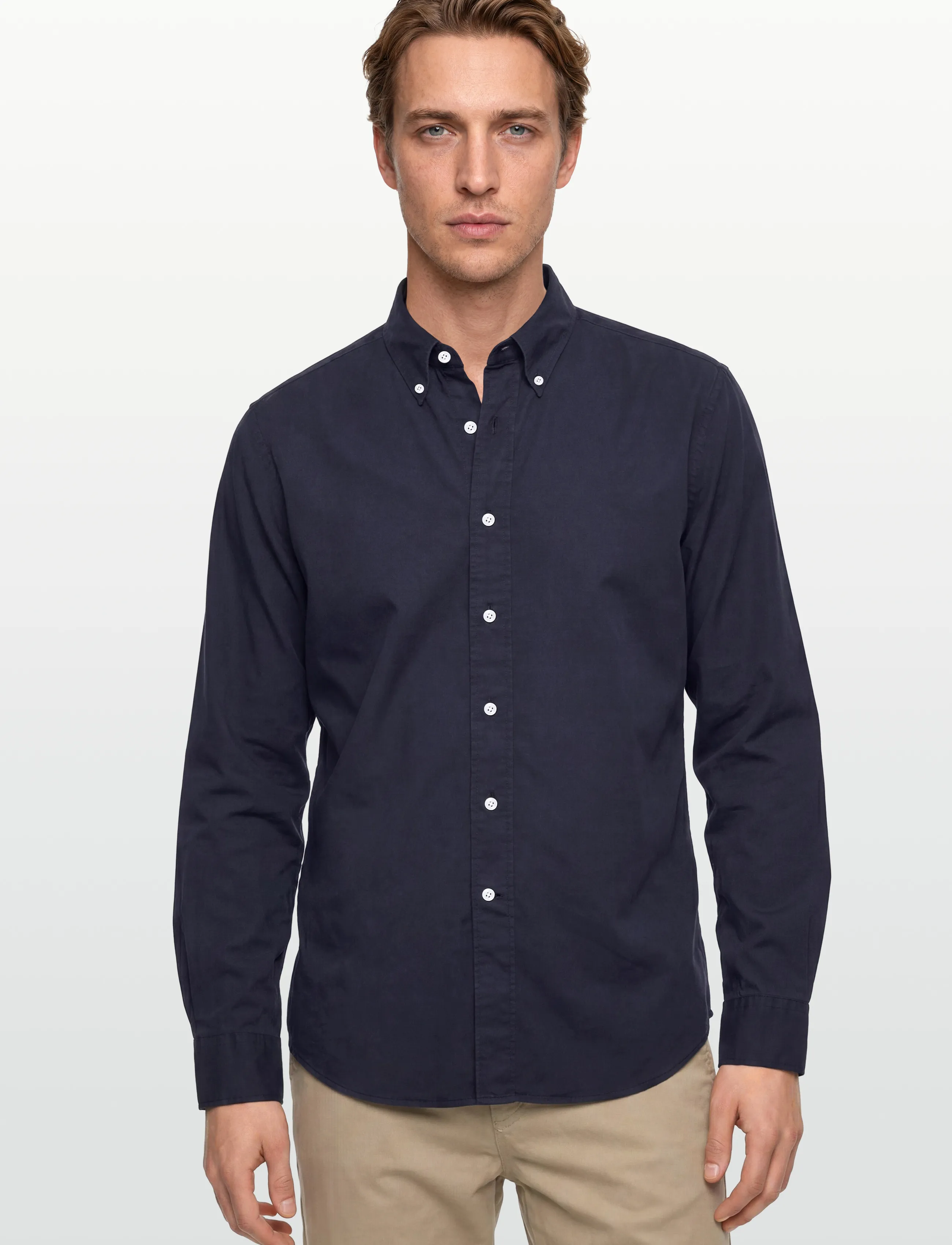 Filippa K - Tailored Button Down Shirt - laisvalaikio marškiniai - navy - 3
