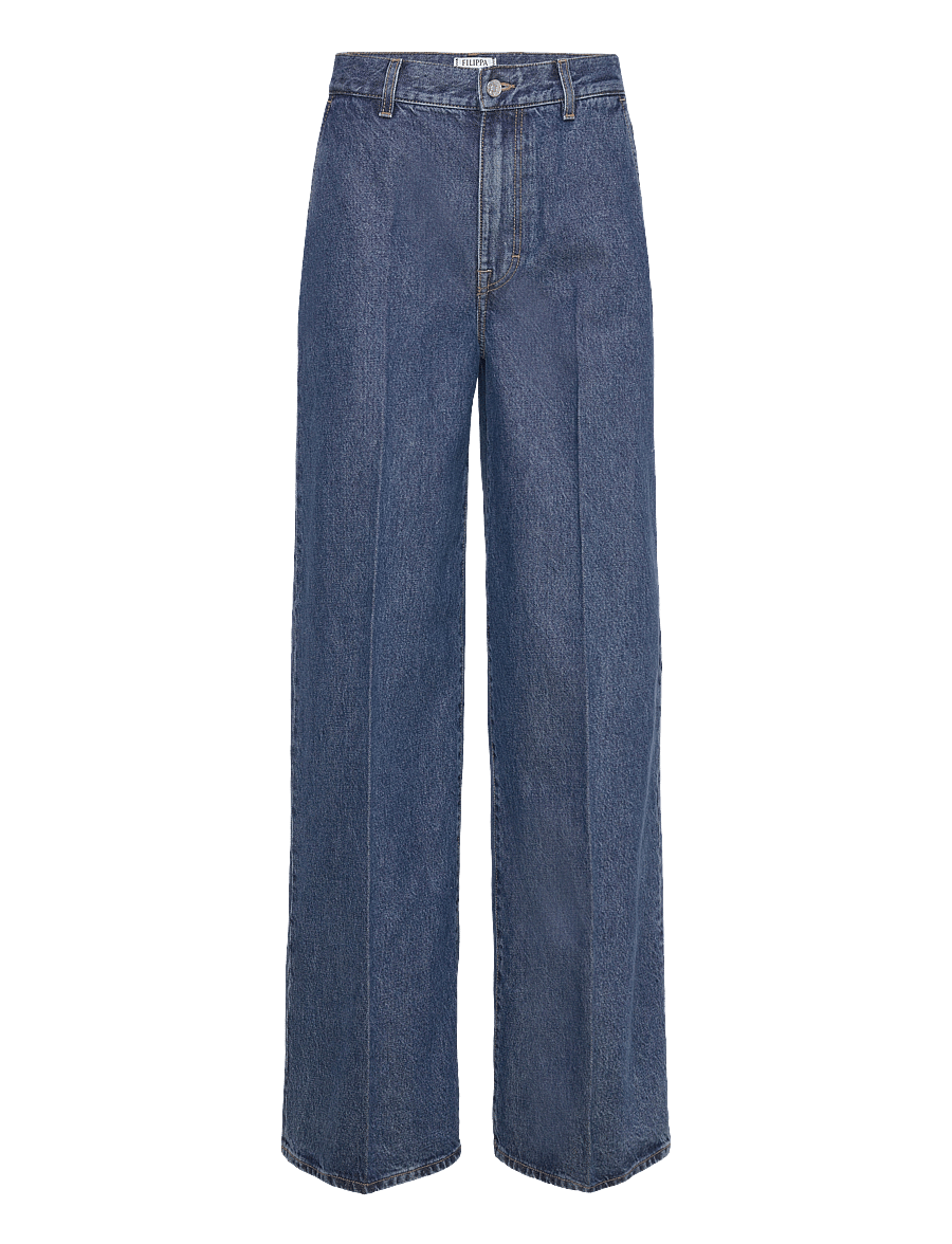 Filippa K - Wide Leg Jeans - jeans met wijde pijpen - washed mid - 0