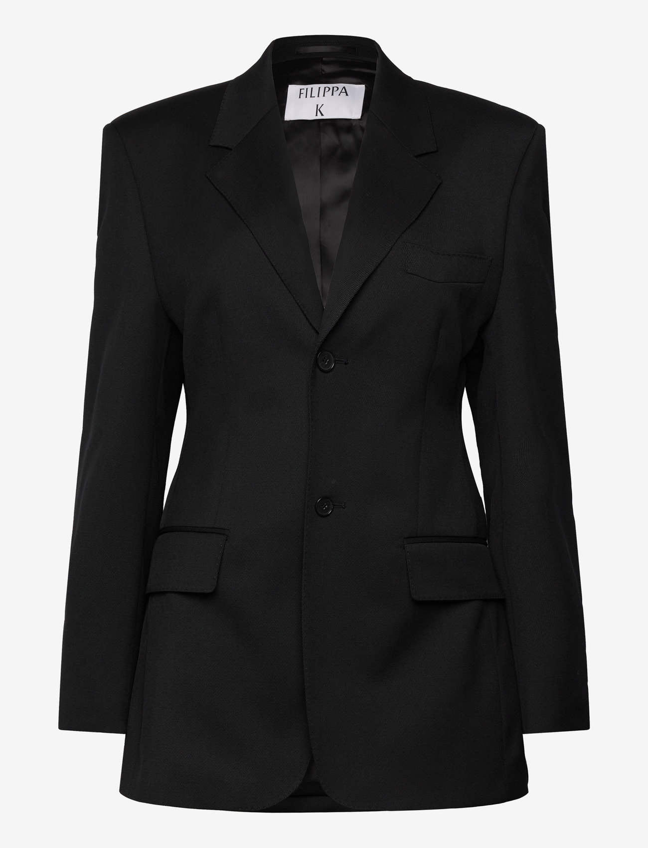 Filippa K - Tailored Hourglass Blazer - einreihige blazer - black - 0