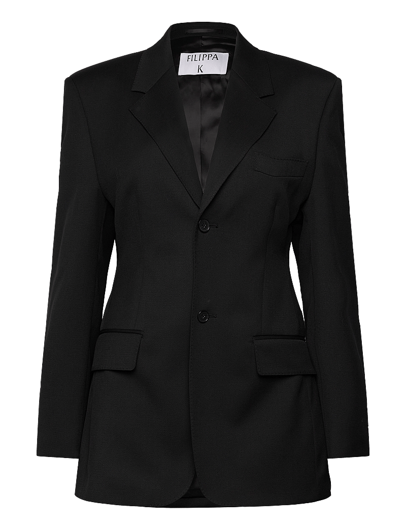 Filippa K - Tailored Hourglass Blazer - einreihige blazer - black - 0
