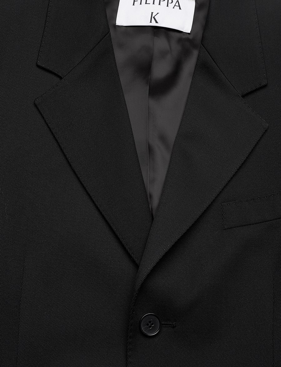 Filippa K - Hourglass Blazer - enkeltradede blazere - black - 2