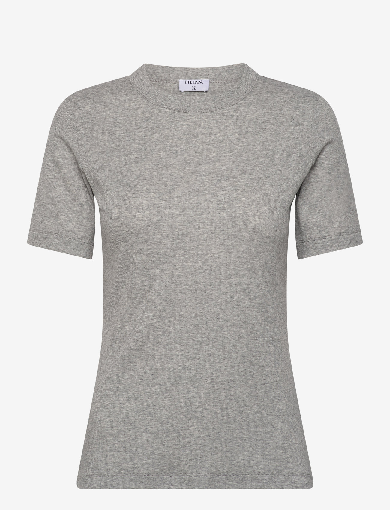 Filippa K - Soft Rib Tee - light grey - 0