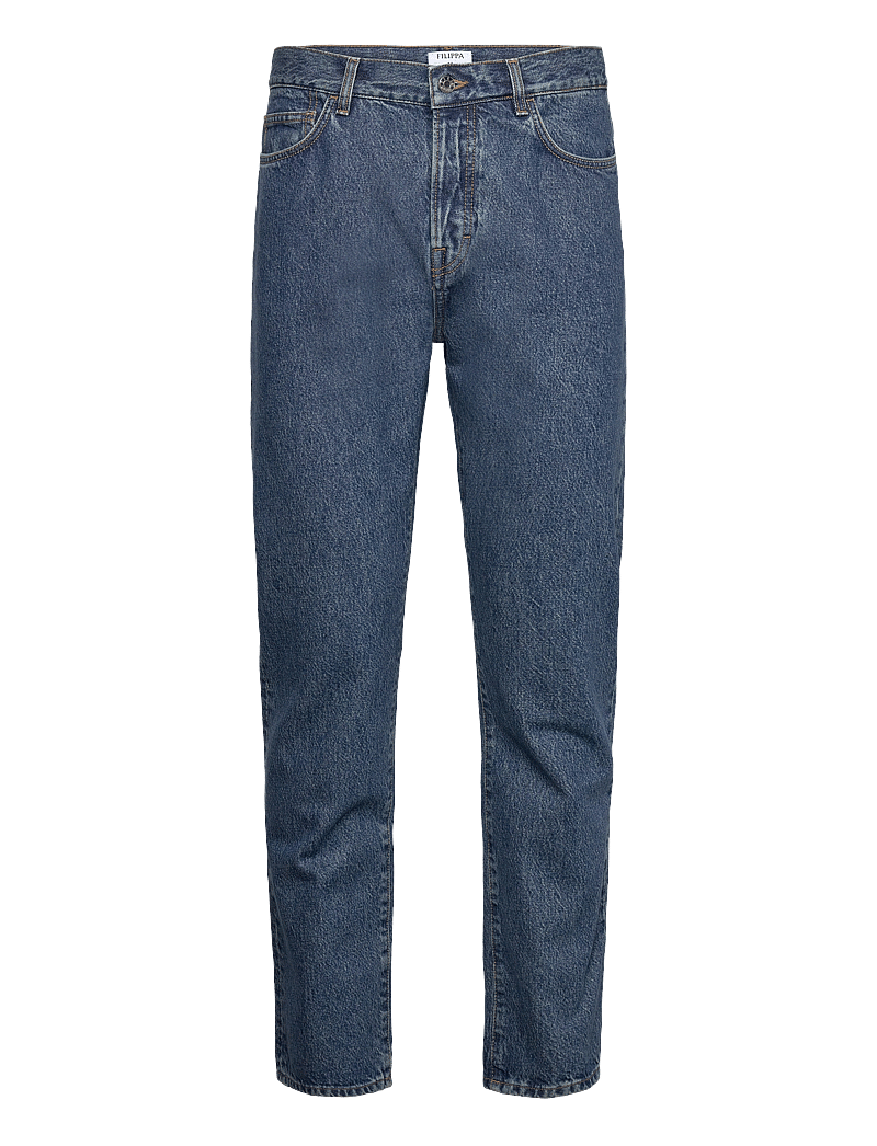Filippa K - Tapered Cropped Jeans - tapered jeans - washed mid - 0
