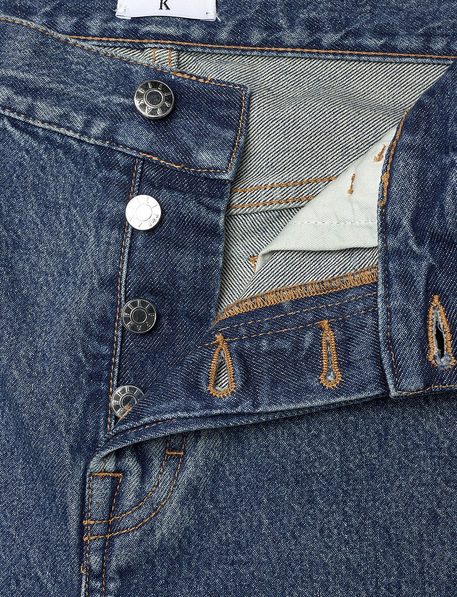 Filippa K - Tapered Cropped Jeans - washed mid - 3