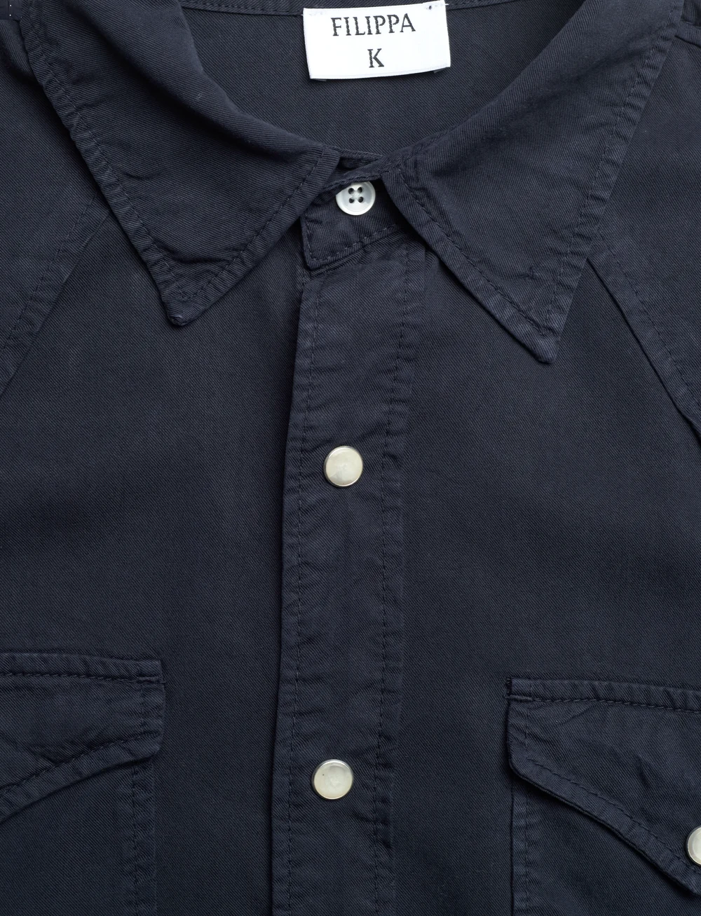 Filippa K - Western Shirt - vabaajasärgid - navy - 2