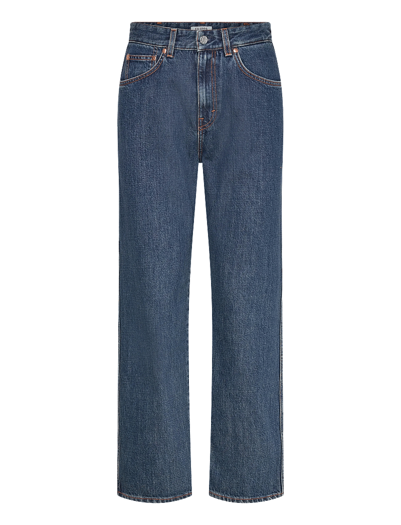 Filippa K - High Waisted Cropped Jeans - straight jeans - washed mid blue - 0