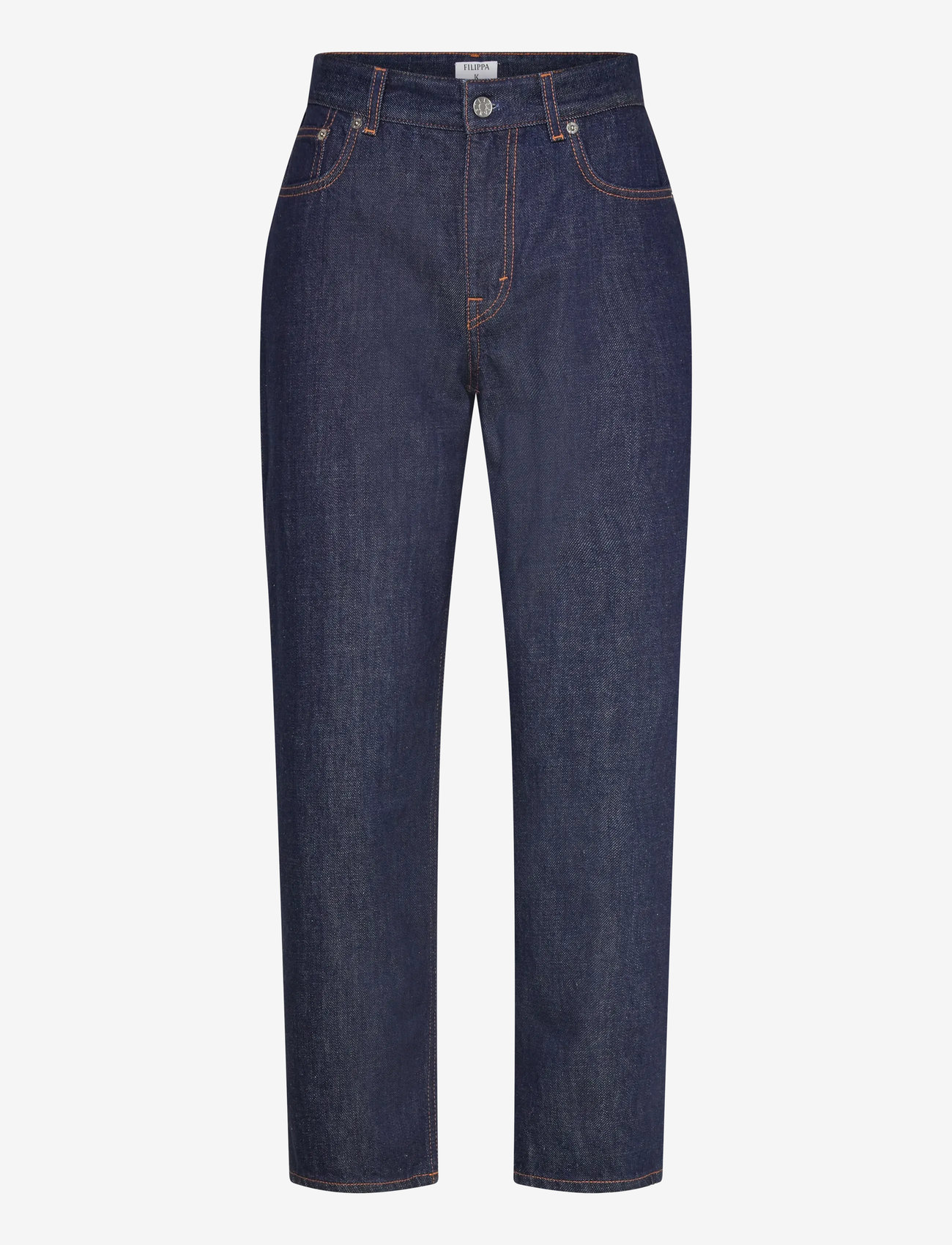 Filippa K - Cropped Tapered Jeans - tapered jeans - rinsed blue wash - 0