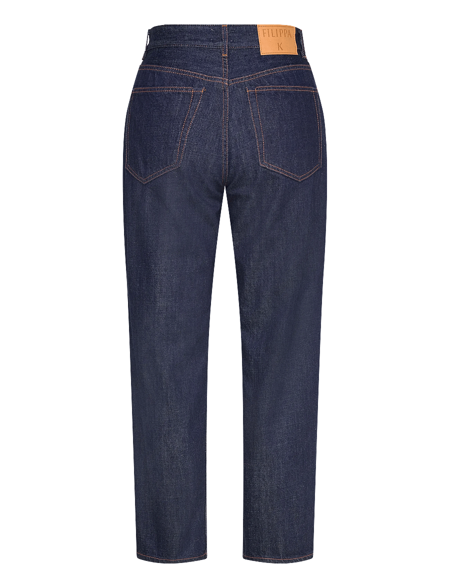 Filippa K - Cropped Tapered Jeans - tapered jeans - rinsed blue wash - 1