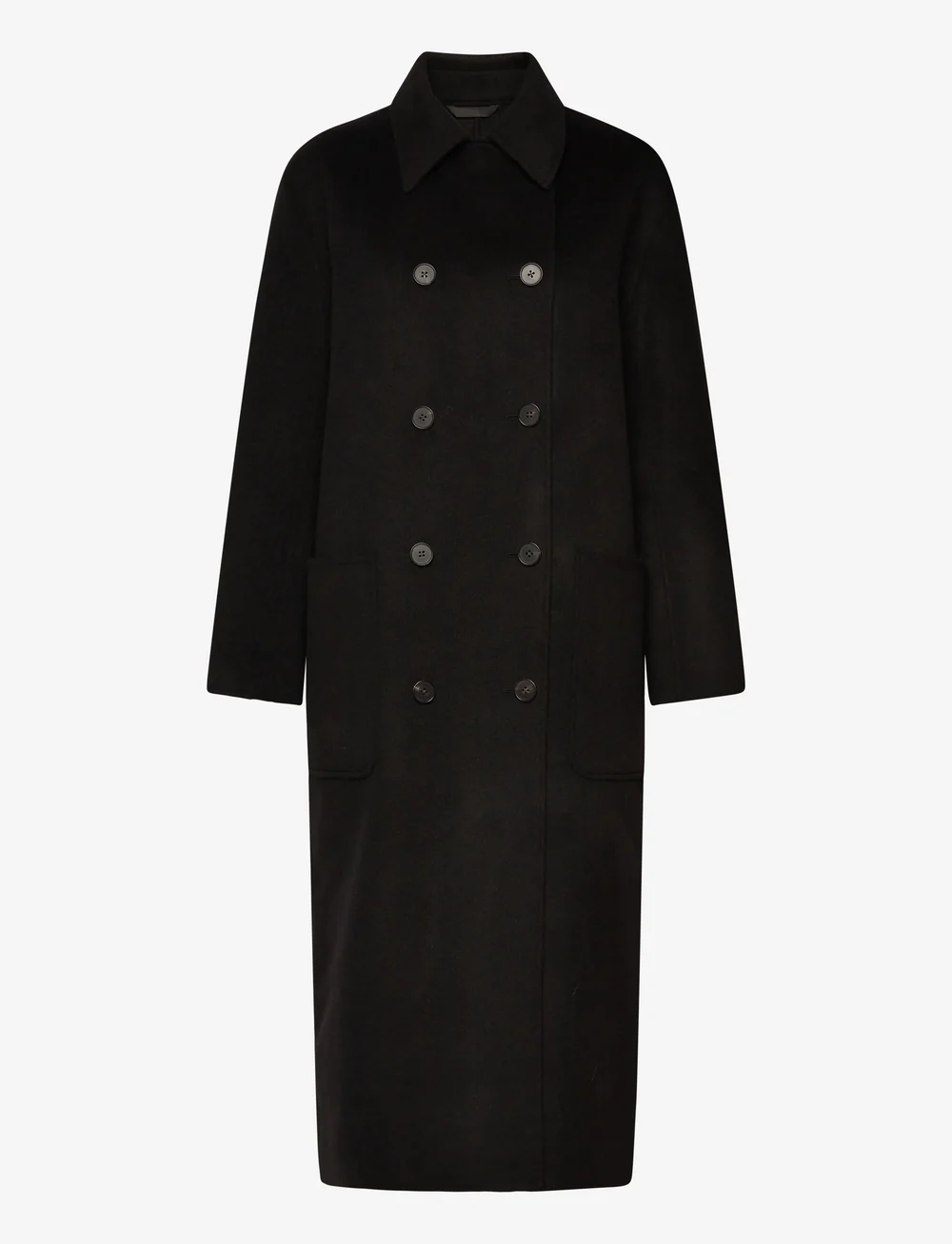 Filippa K - Amelia Doublé Coat - villased mantlid - black - 0