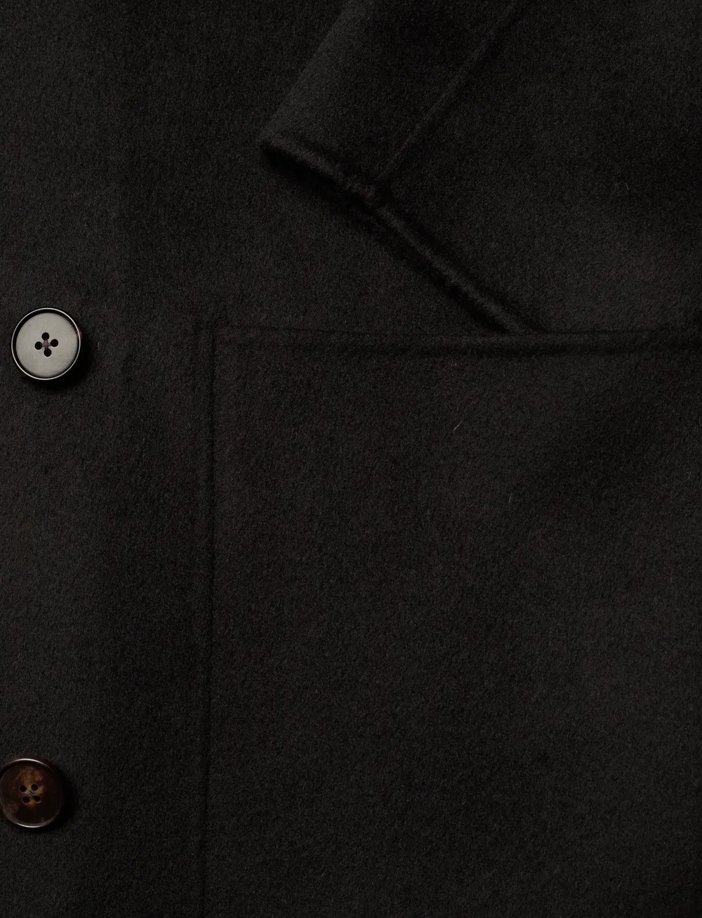 Filippa K - Amelia Doublé Coat - villased mantlid - black - 3