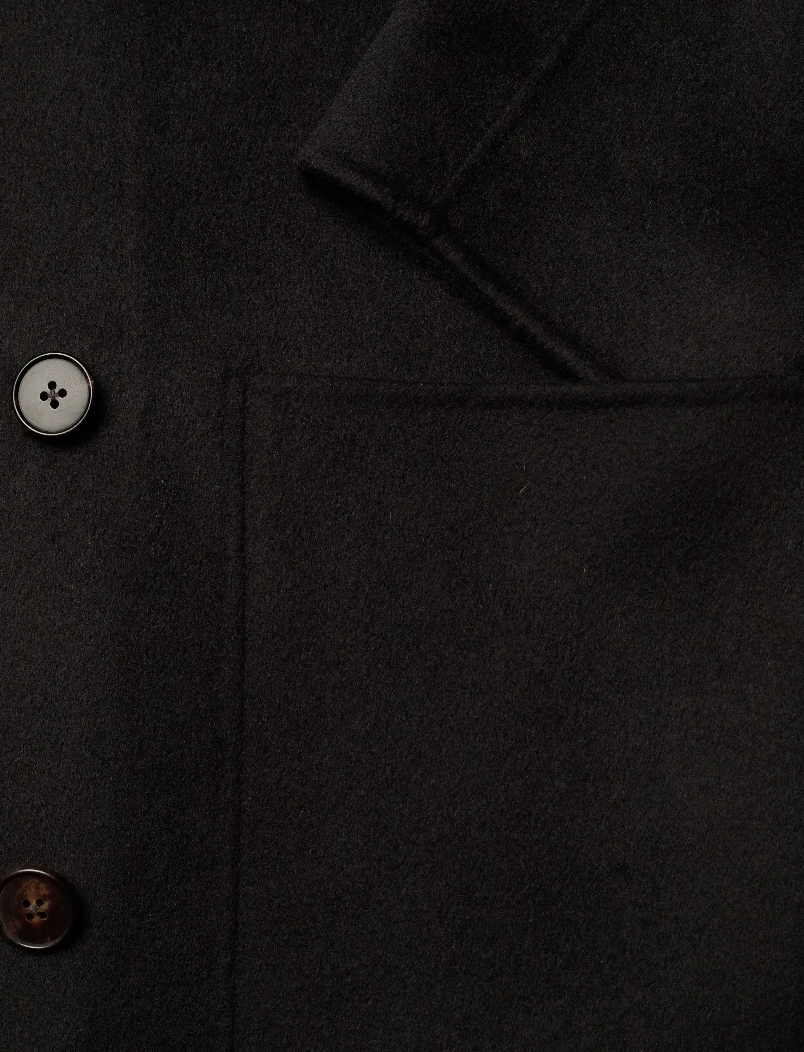 Filippa K - Amelia Doublé Coat - wollmäntel - black - 3