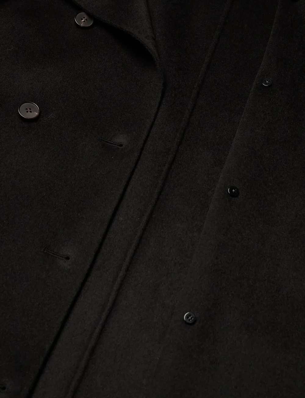 Filippa K - Amelia Doublé Coat - villased mantlid - black - 4