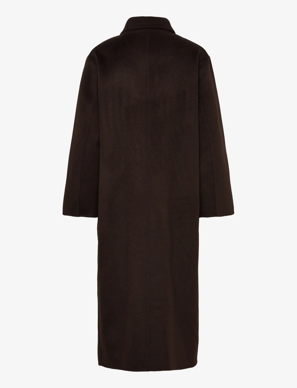 Filippa K - Amelia Doublé Coat - ullkappor - dark chocolate - 1