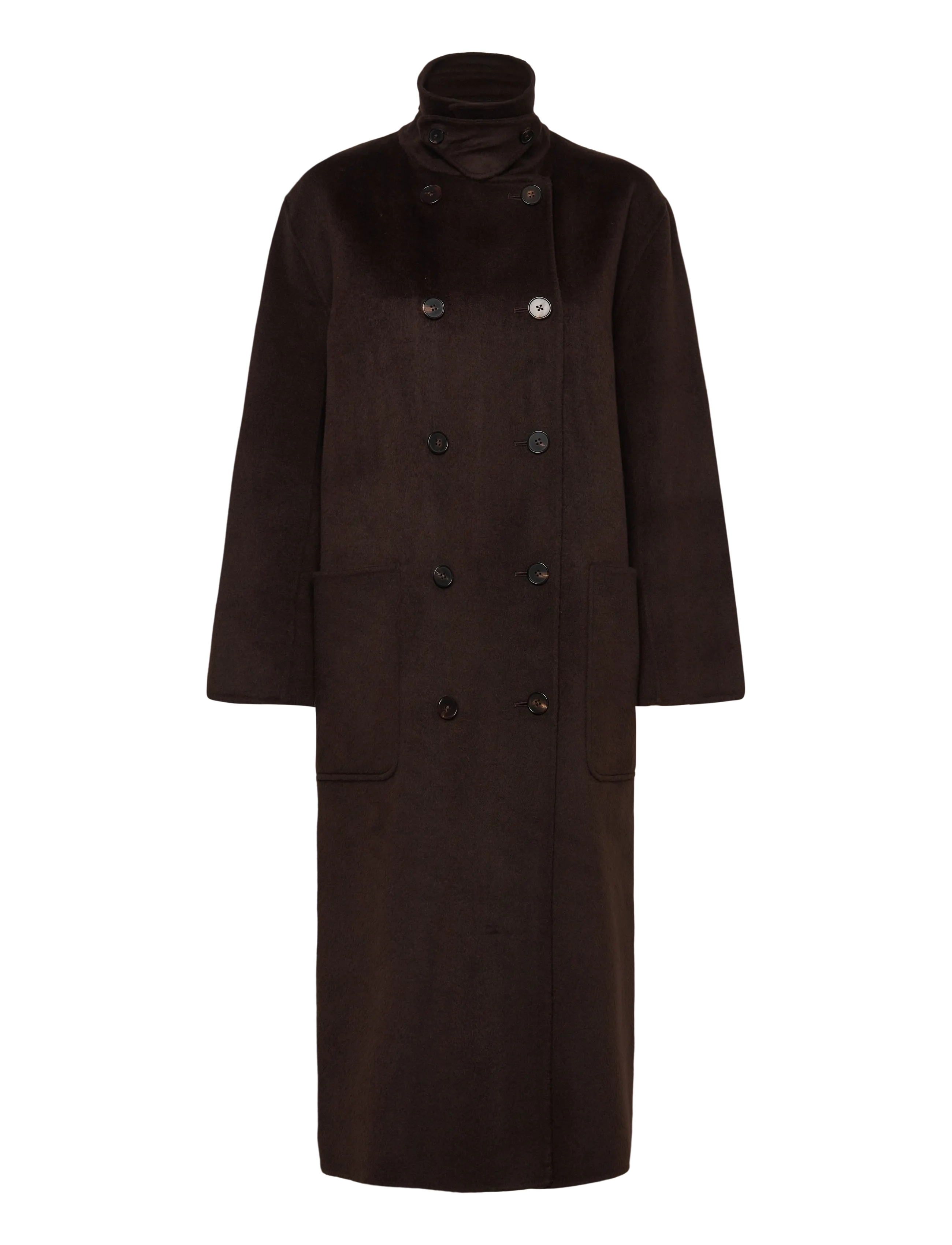 Filippa K - Amelia Doublé Coat - dark chocolate - 2