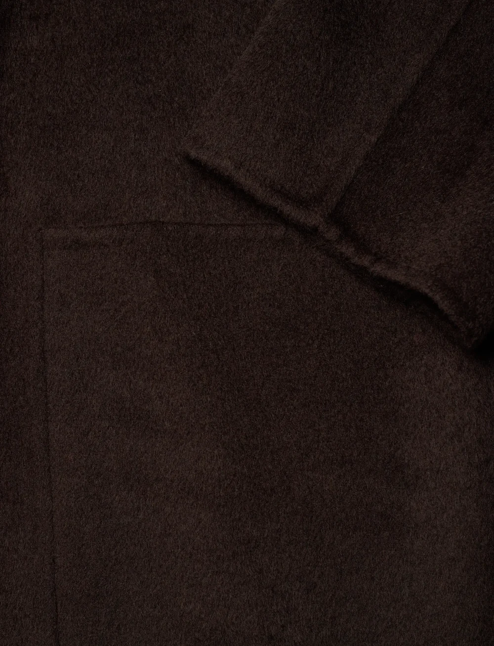 Filippa K - Amelia Doublé Coat - ullkappor - dark chocolate - 4