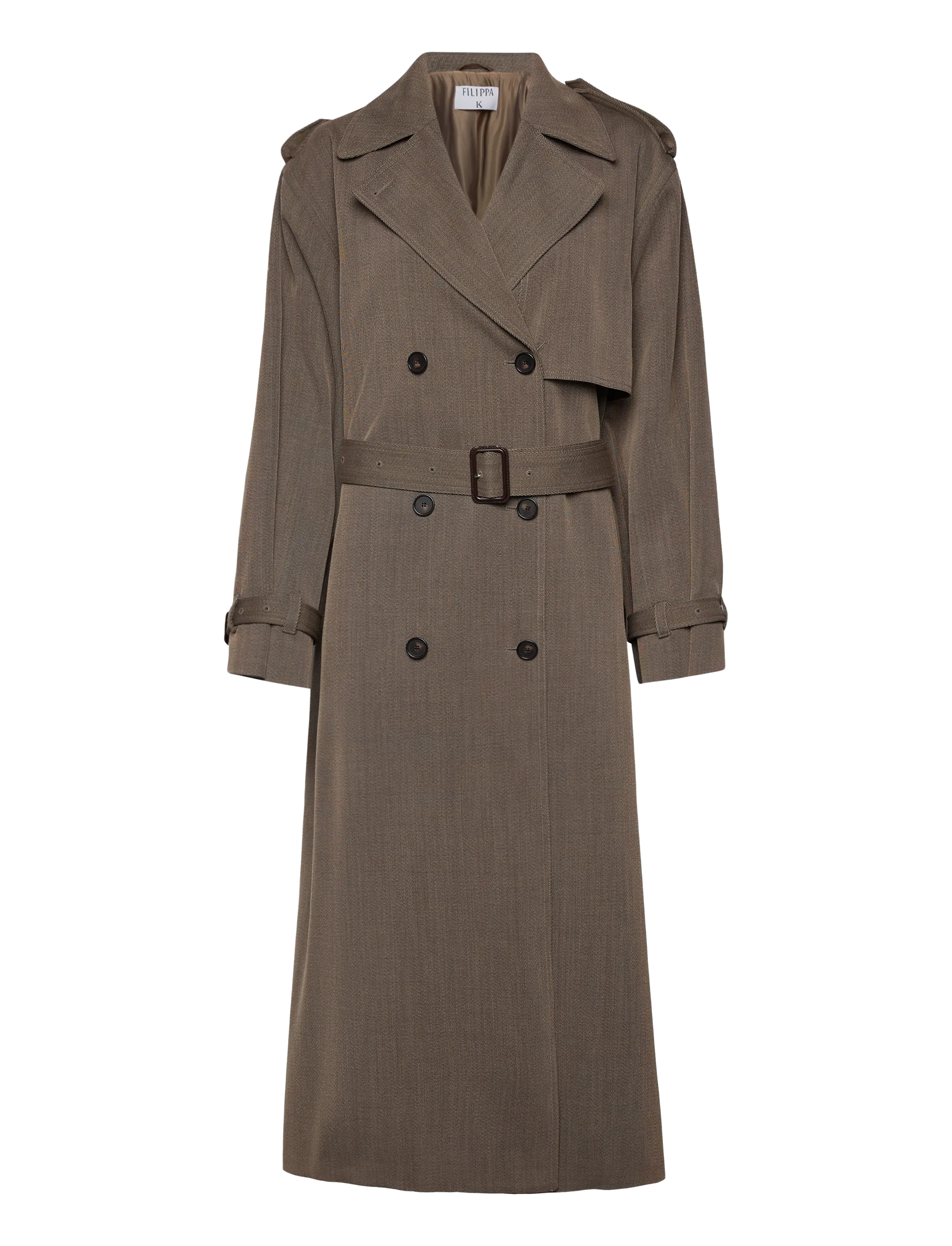 Filippa K Julia Oversized Trench Coat - Transitional Layering - DRIFTWOOD / beige