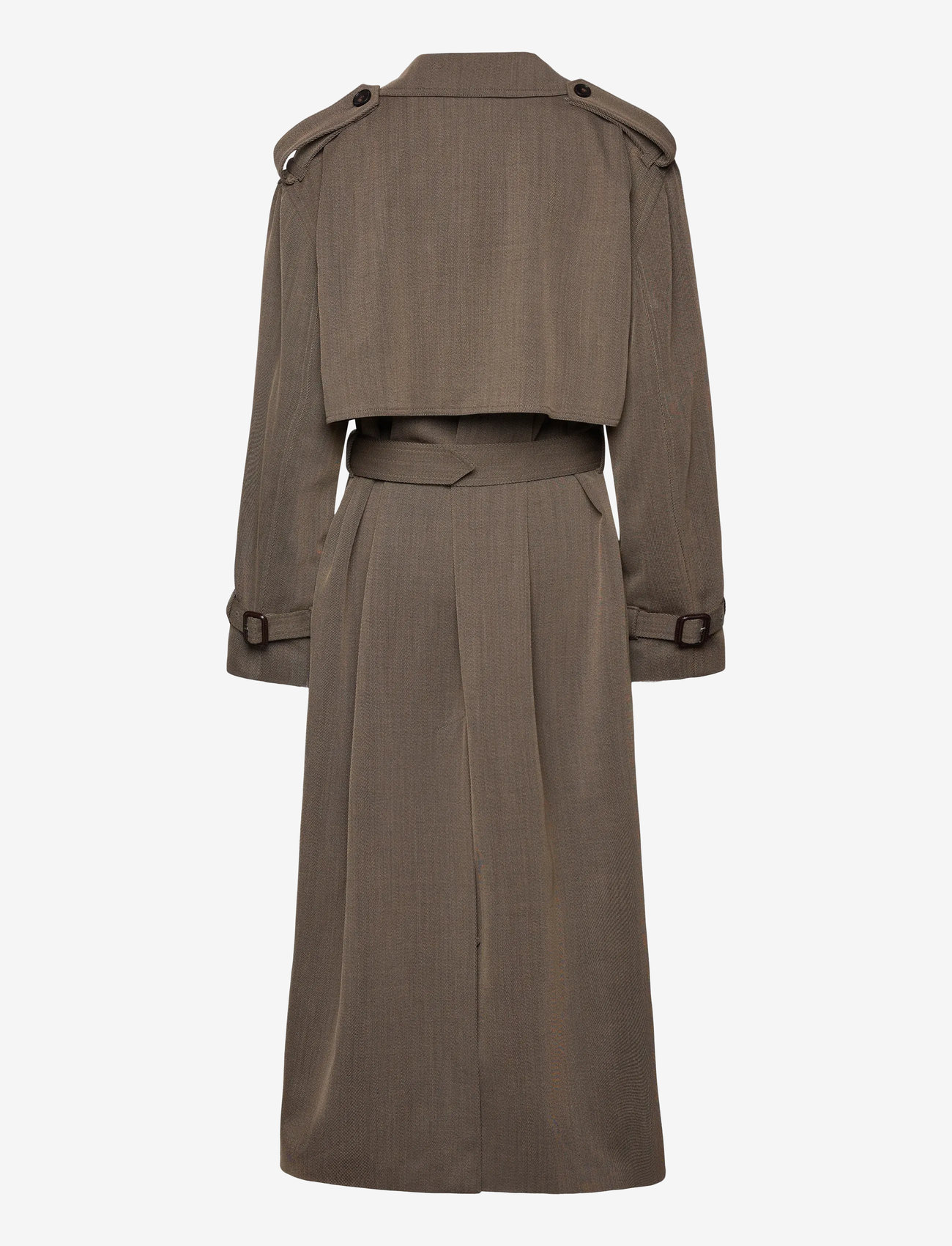 Filippa K - julia oversized trench coat - trenchcoats - driftwood - 1