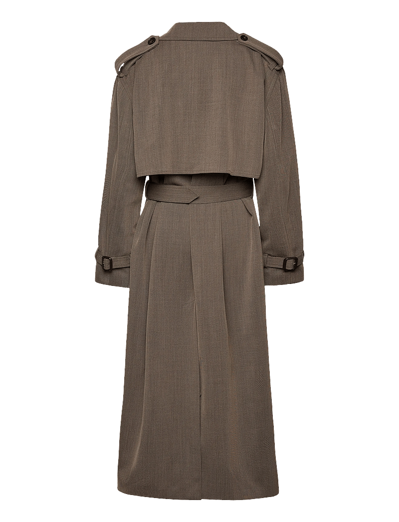 Filippa K - julia oversized trench coat - trenchcoats - driftwood - 1