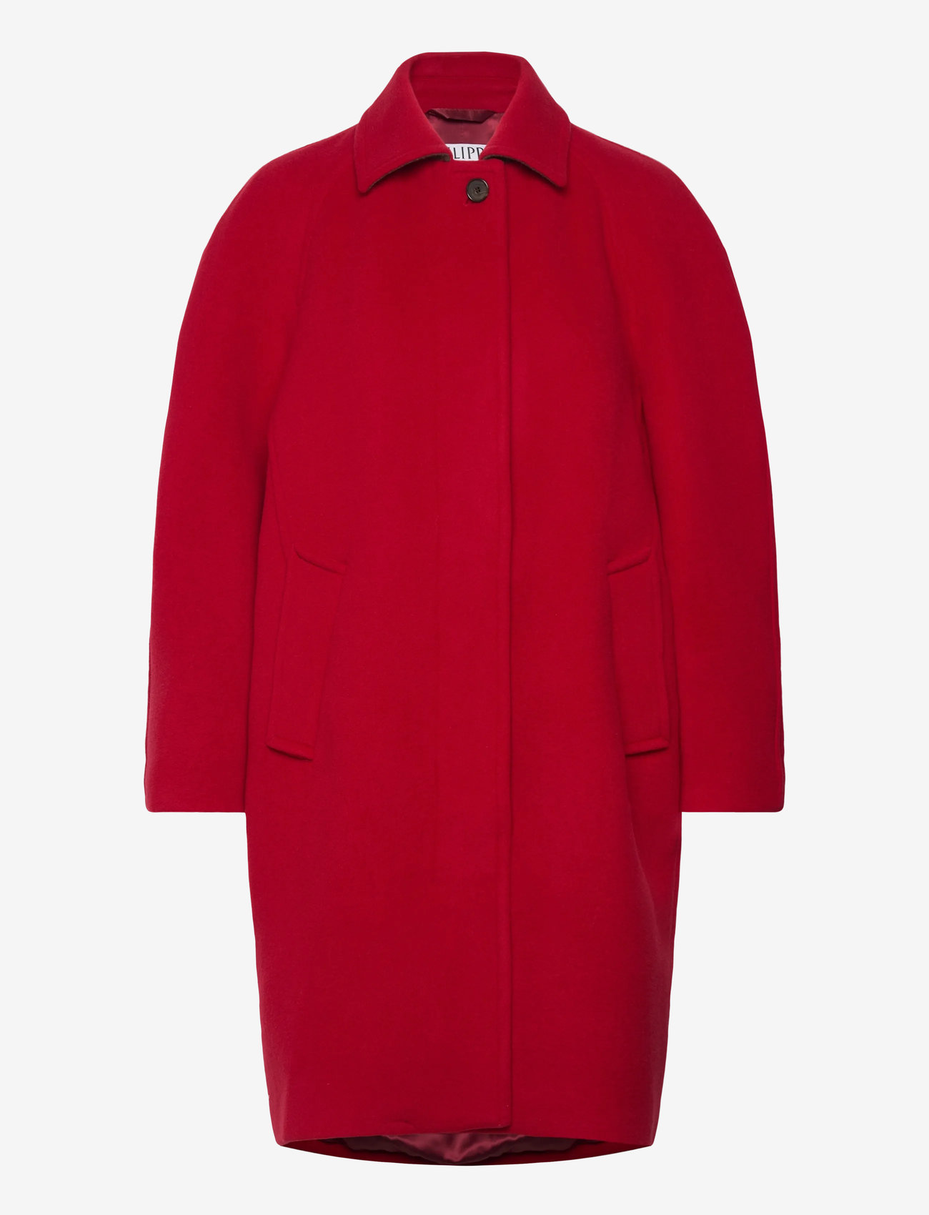 Filippa K - Cocoon Coat - Üleriided - dark red - 0
