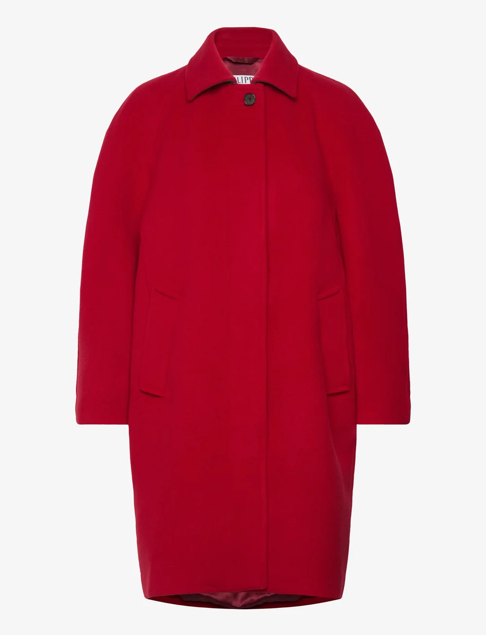 Filippa K - Cocoon Coat - ullkappor - dark red - 0