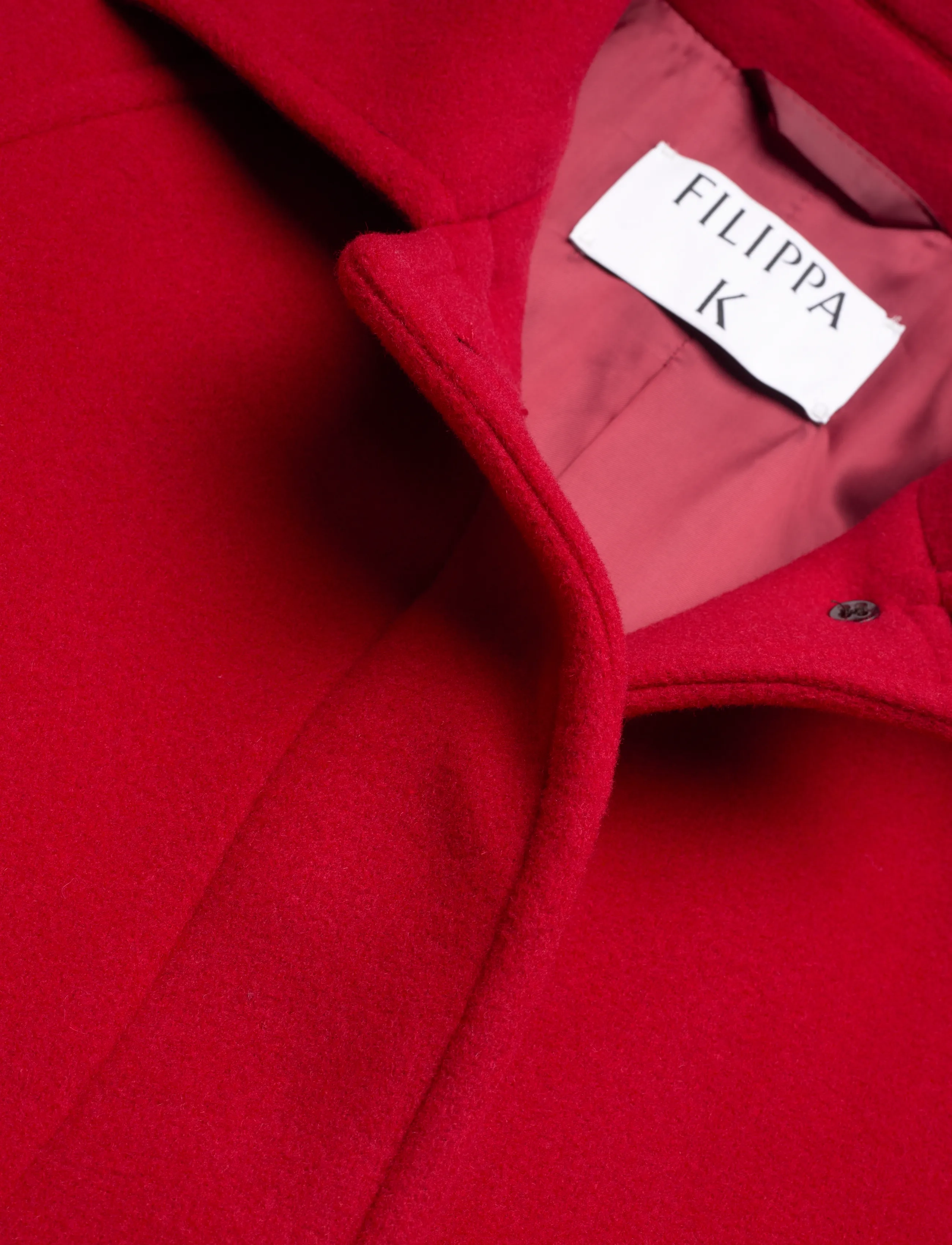 Filippa K - Cocoon Coat - winterjassen - dark red - 2