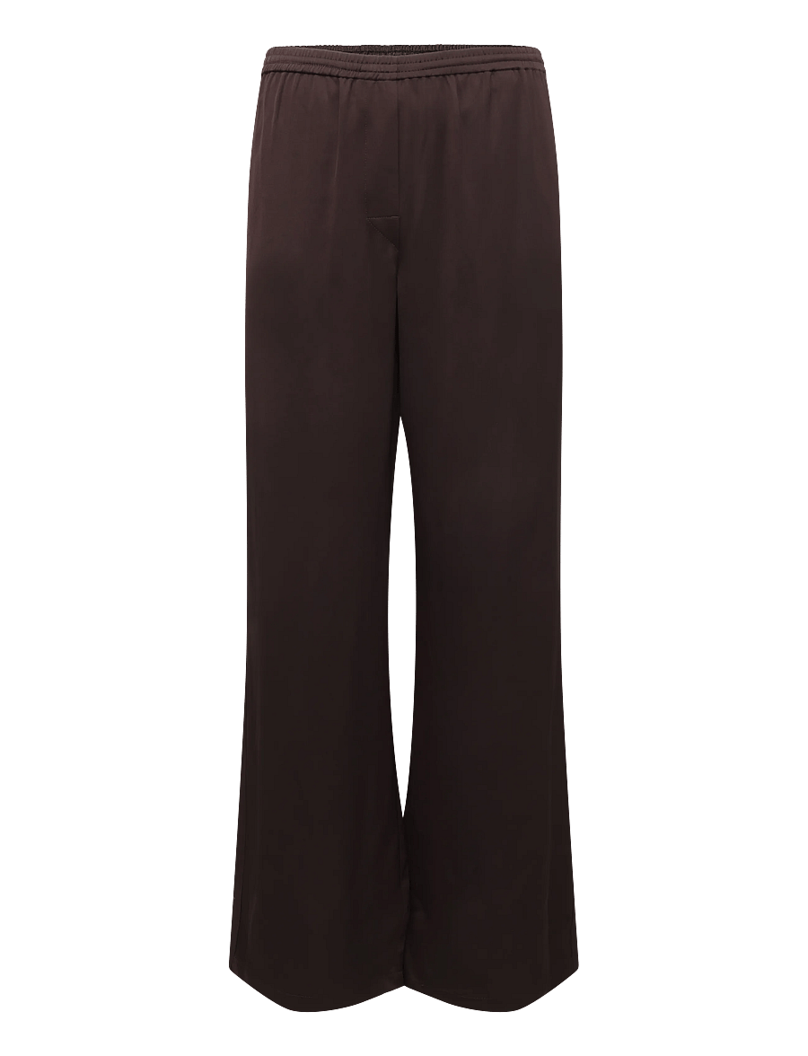 Filippa K - Nova Trousers - bukser med brede ben - dark chocolate - 0
