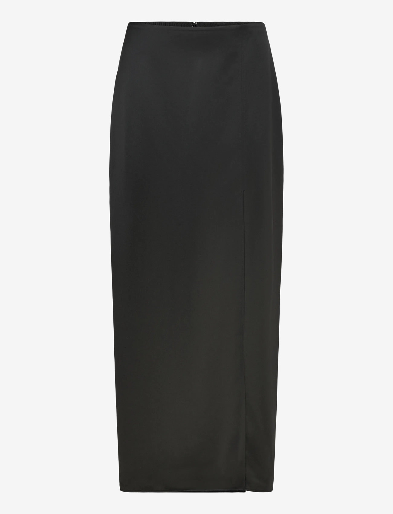 Filippa K - Satin Slip Skirt - maxi nederdele - black - 0