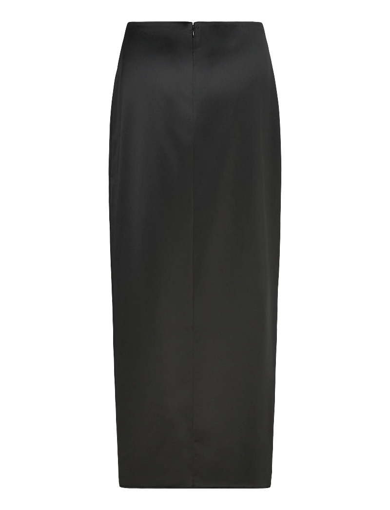 Filippa K - Satin Slip Skirt - maksihame - black - 1