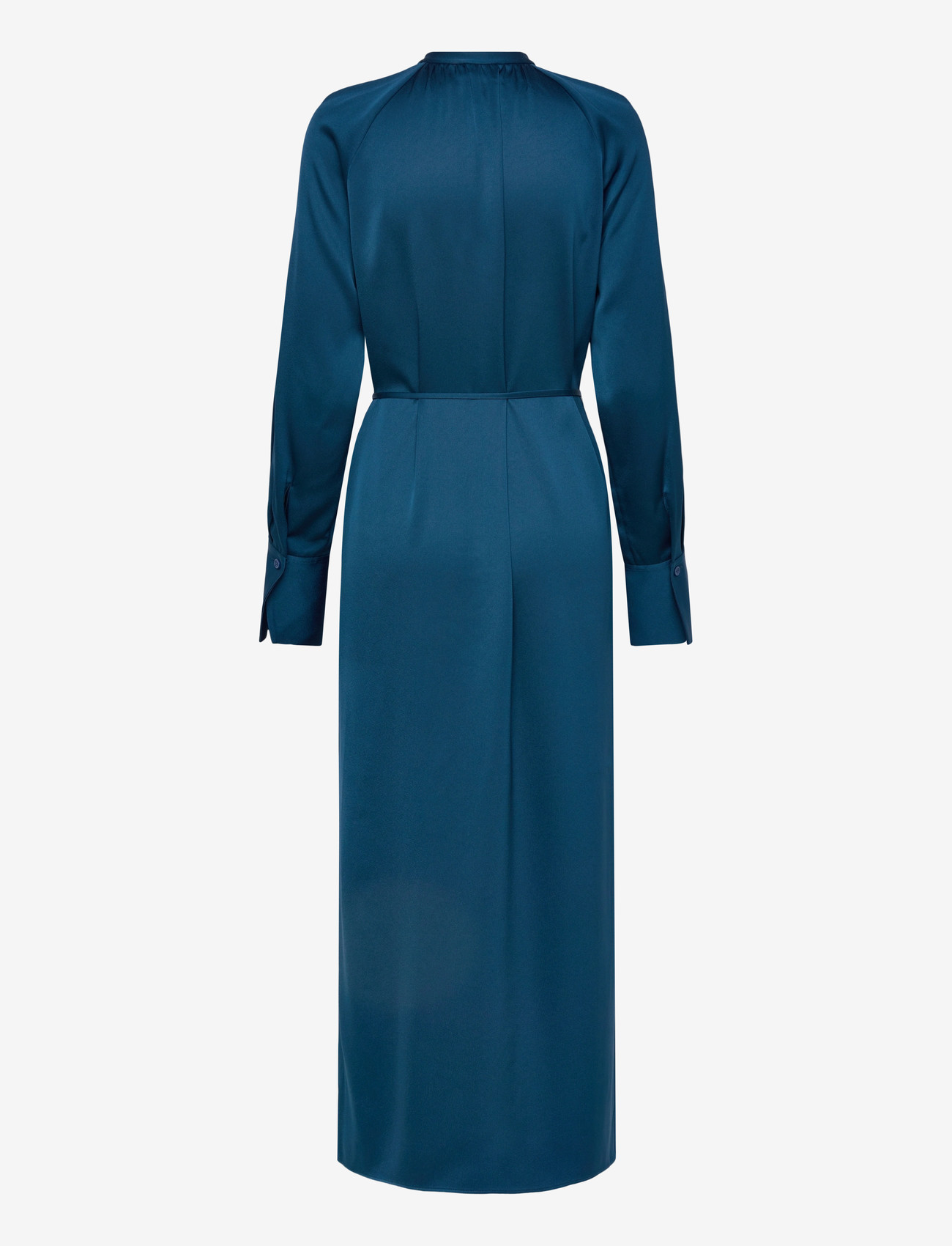Filippa K - Gathered Raglan Dress - maxi sukienki - night teal - 1