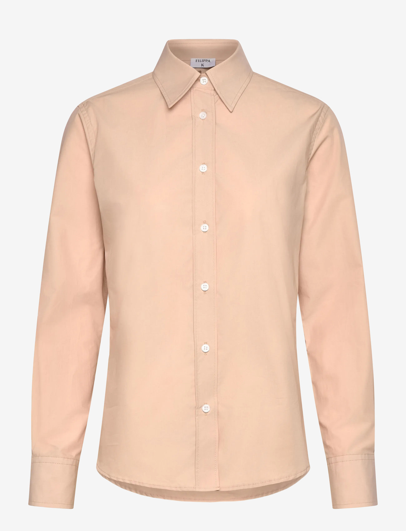 Filippa K - Classic Poplin Shirt - denimskjorter - dusty pink - 0