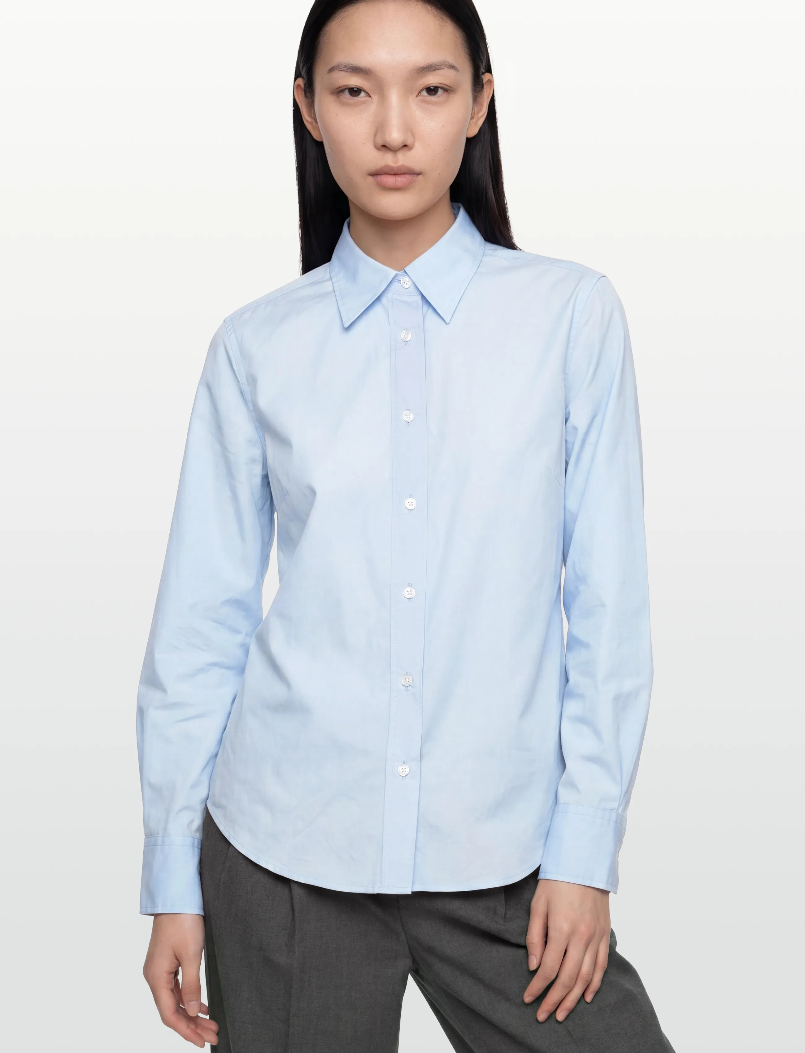 Filippa K - Classic Poplin Shirt - jeansskjortor - light blue - 3
