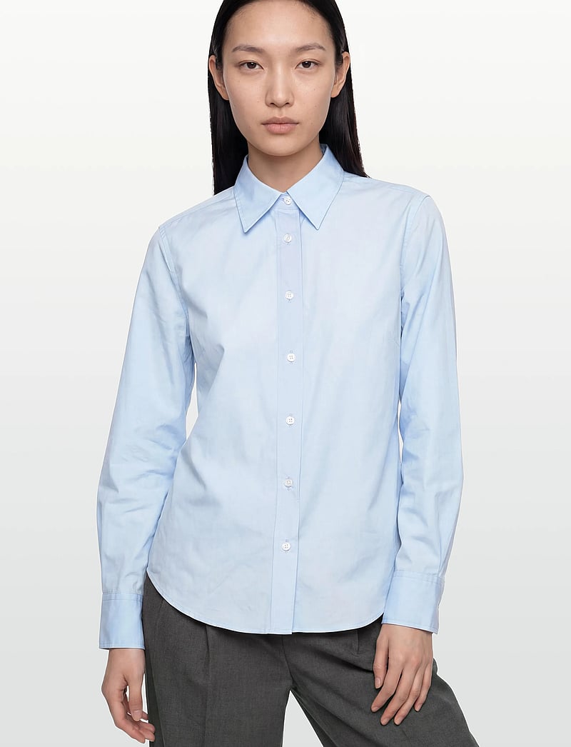 Filippa K - Classic Poplin Shirt - jeanshemden - light blue - 3