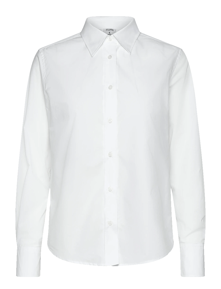 Filippa K - Classic Poplin Shirt - jeanshemden - white - 0