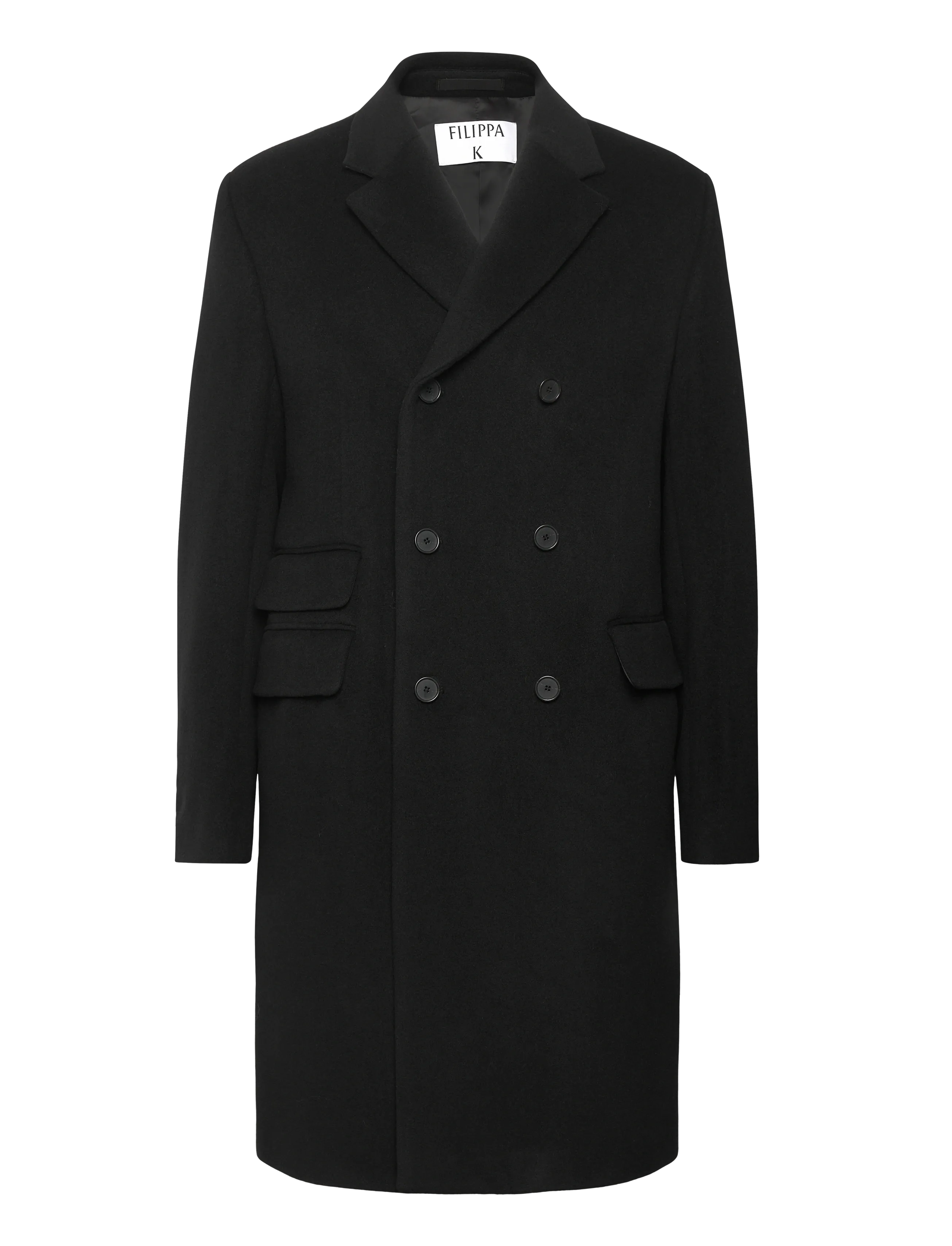 FILIPPA K Patrick Overcoat Schwarz - 46 - Herren