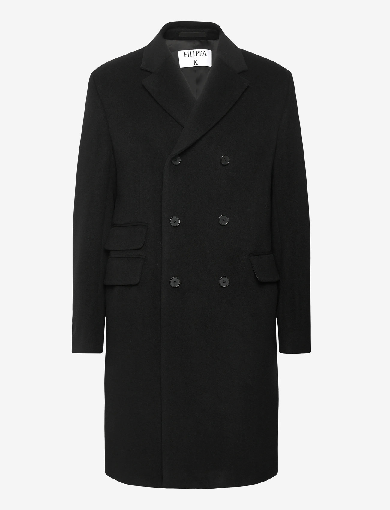 Filippa K - Patrick Overcoat - overtøj - black - 0