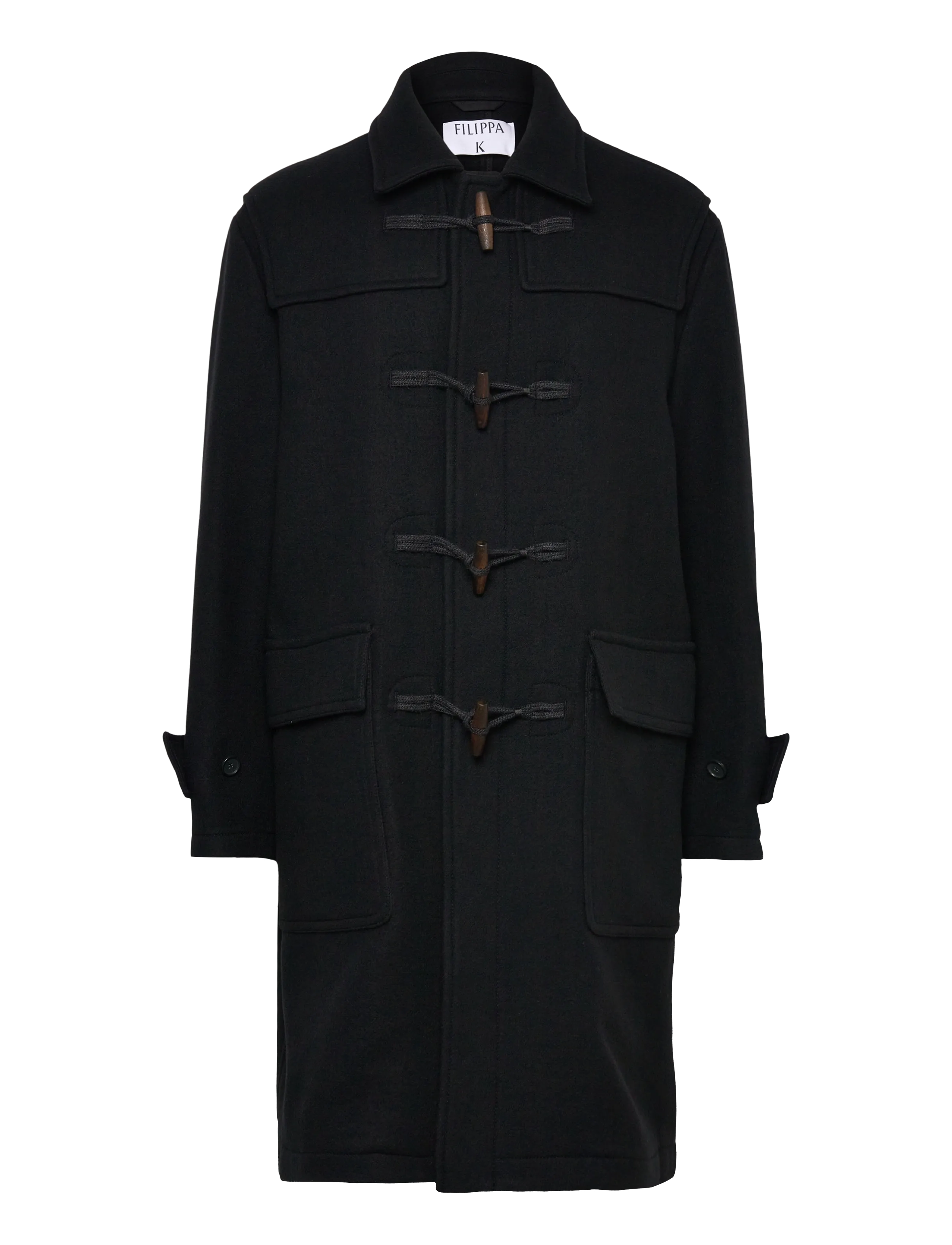 FILIPPA K Monty Duffle Mantel Schwarz - 50 - Herren