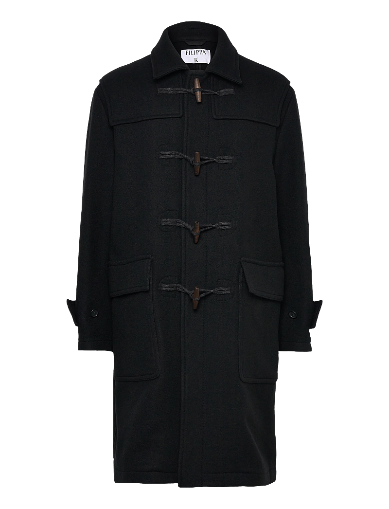 Filippa K - Monty Duffle Coat - vinterjackor - black - 0