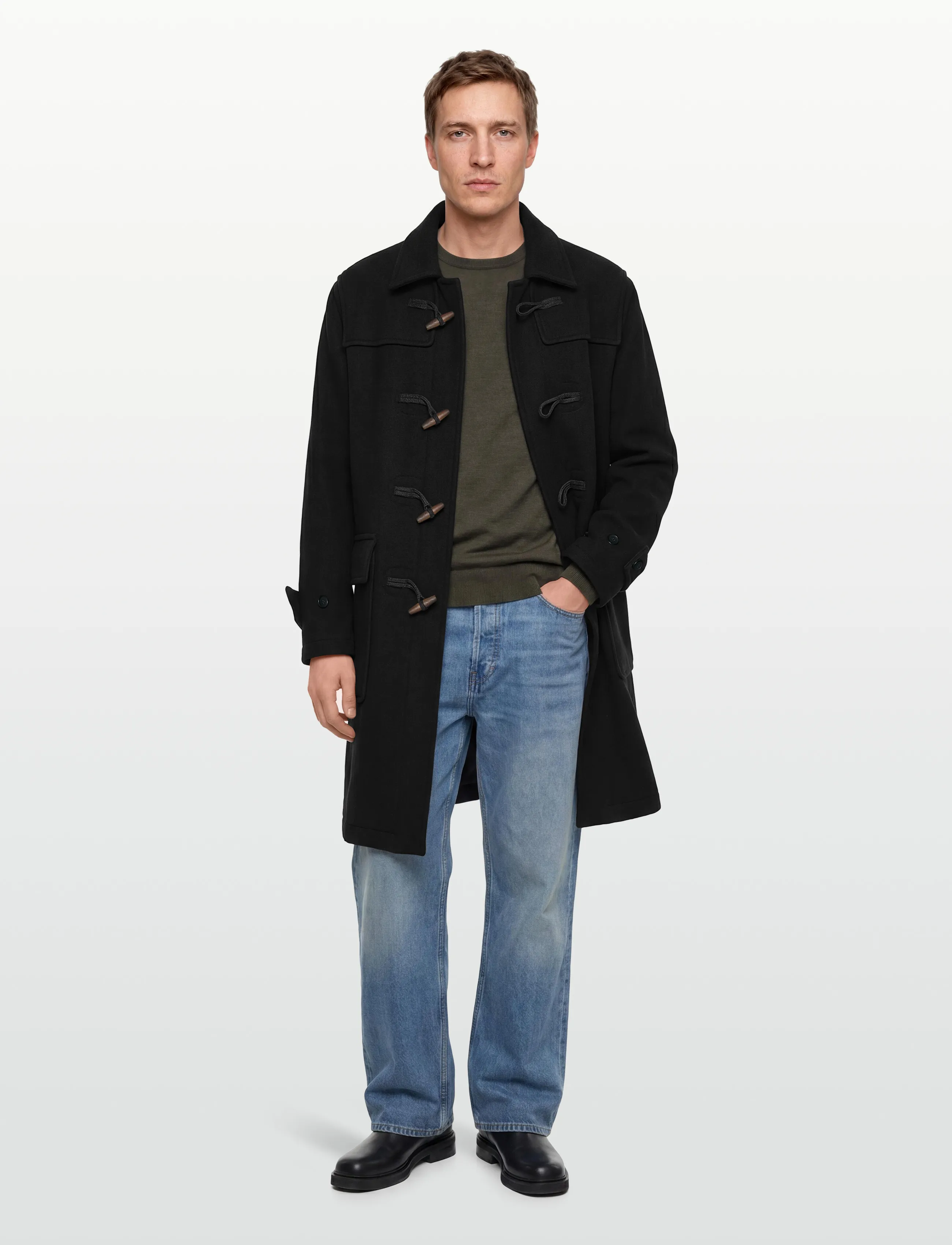 Filippa K Monty Duffle Coat - Kleidung - BLACK / black