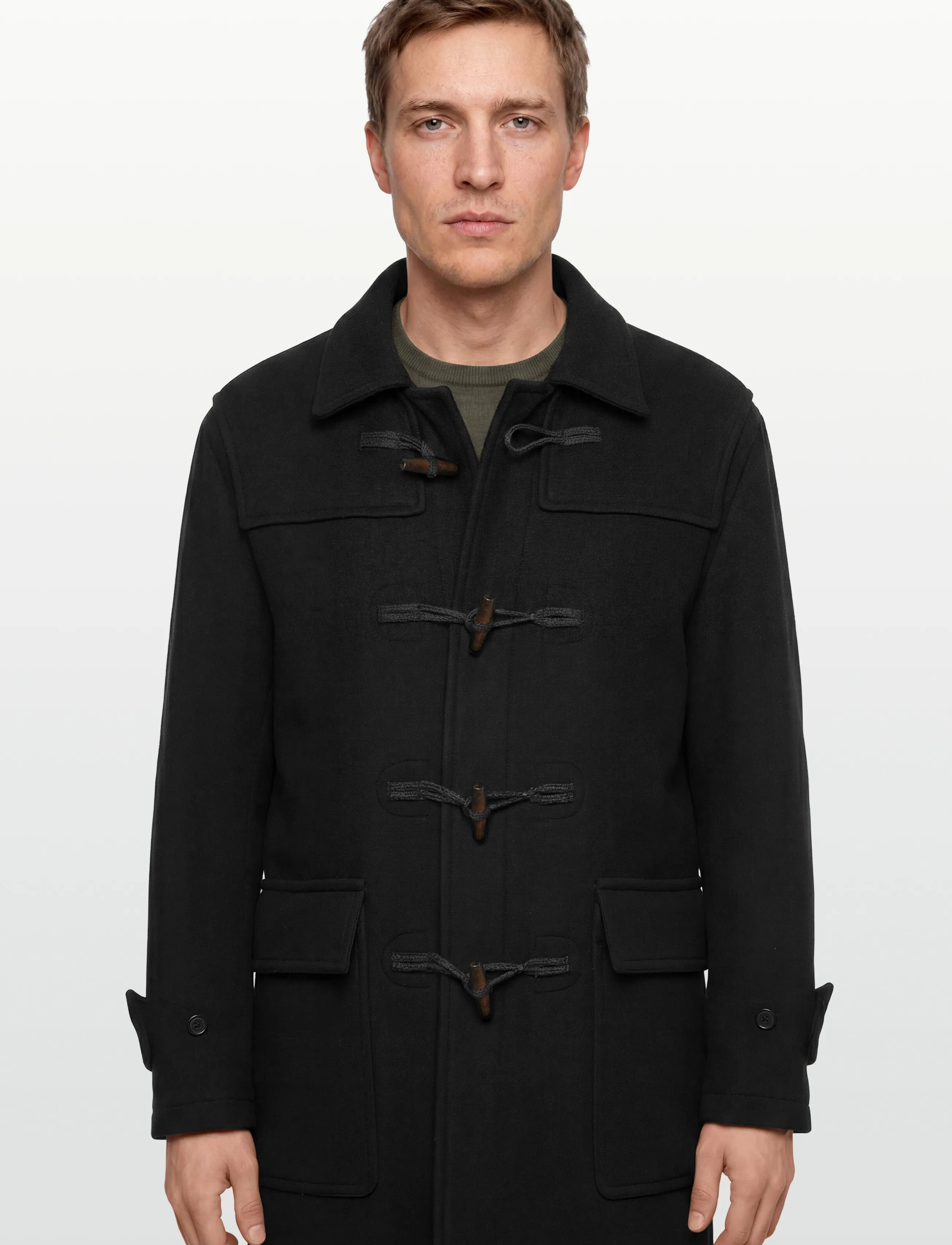 Filippa K - Monty Duffle Coat - kappor - black - 3