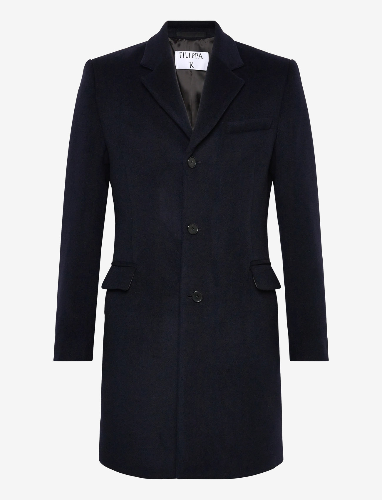 Filippa K - William Wool Coat - overtøj - navy - 0