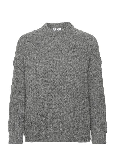 Filippa K Soft Alpaca Sweater - Filippa K - GREY MELANGE / grey