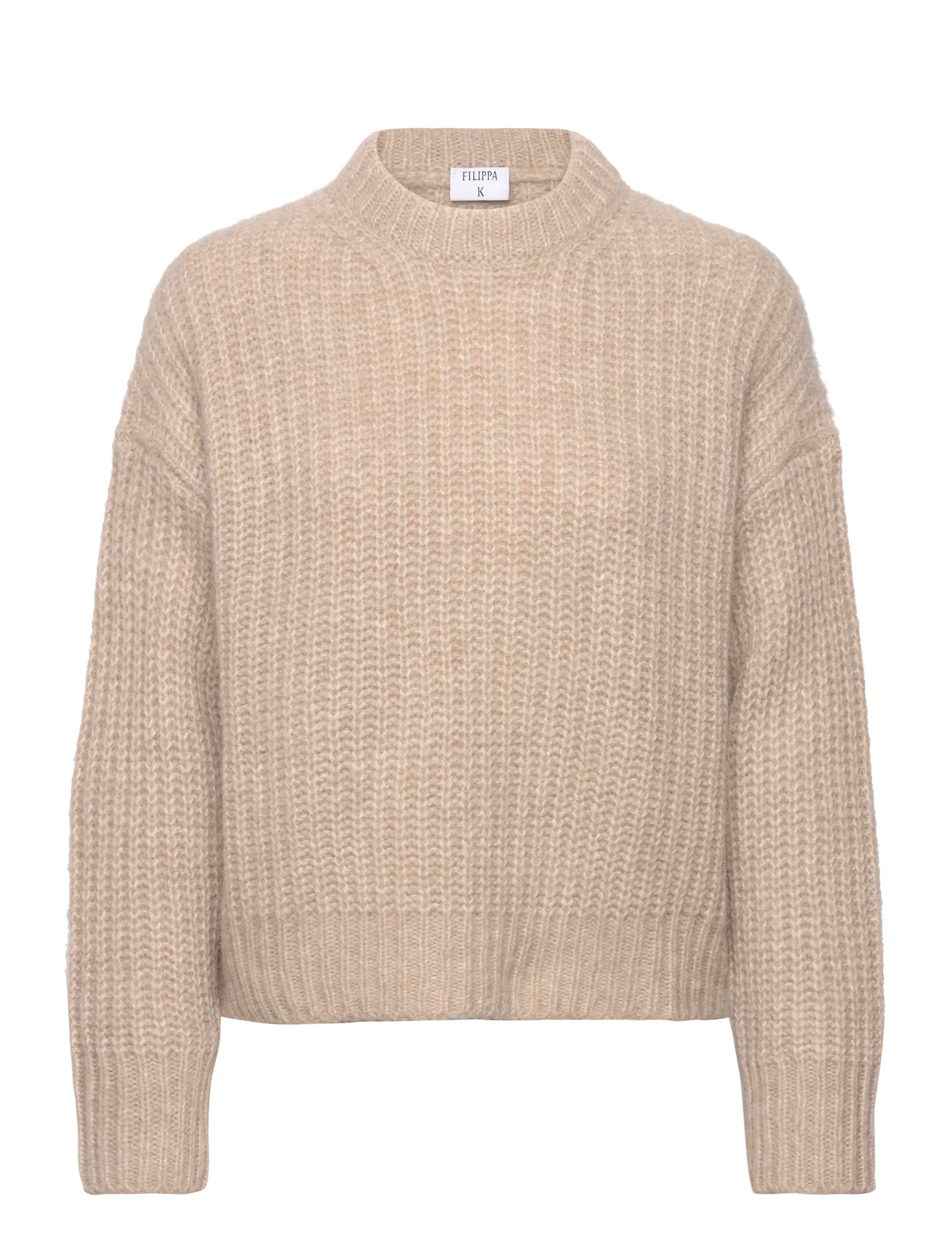 Soft Alpaca Sweater - LIGHT BEIGE