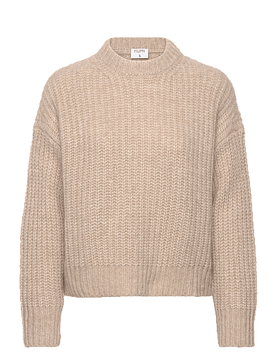 Filippa K Soft Alpaca Sweater - Filippa K - LIGHT BEIGE / beige