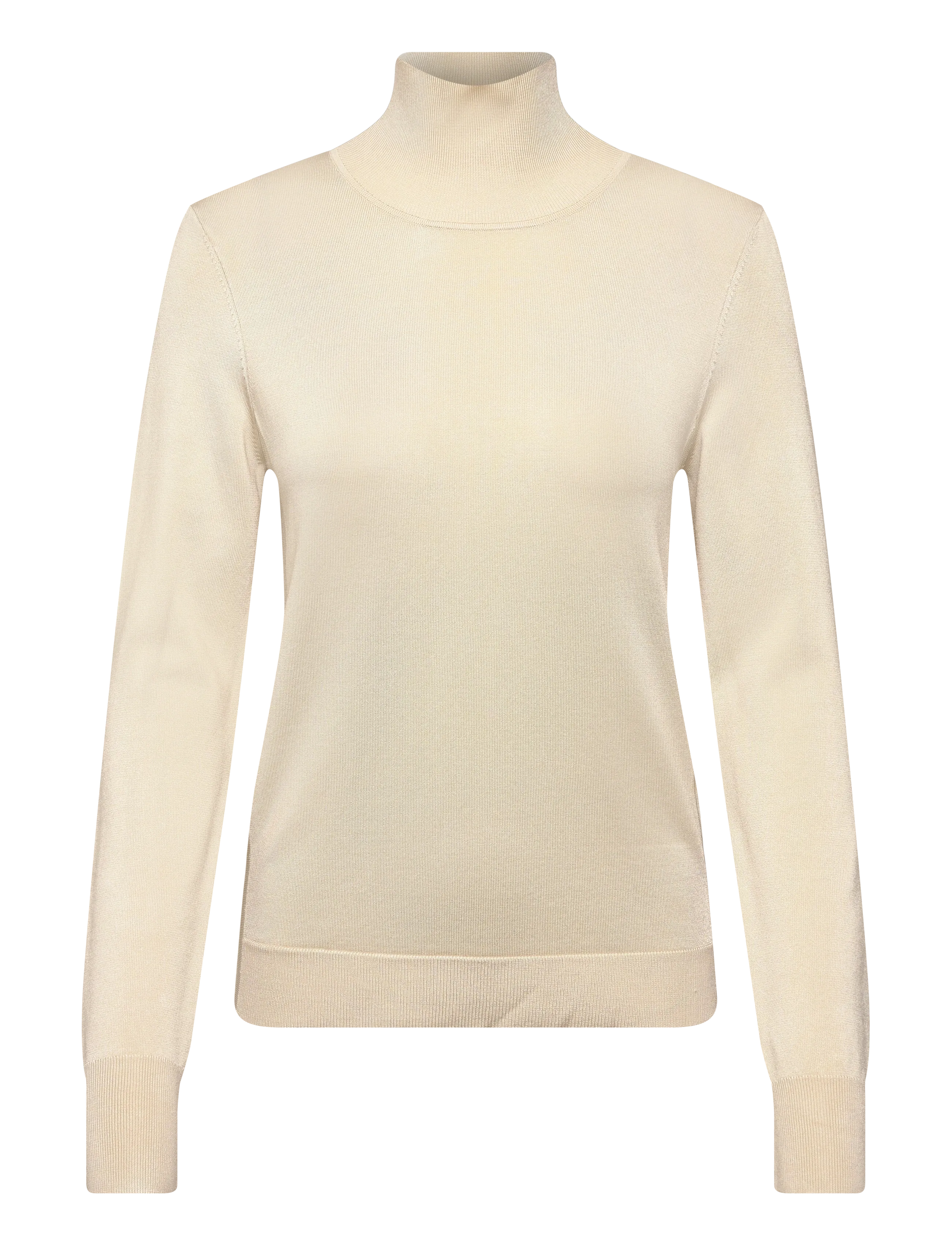 Filippa K Glossy Knit Turtleneck Sweater - Filippa K - CREAM WHITE / cream