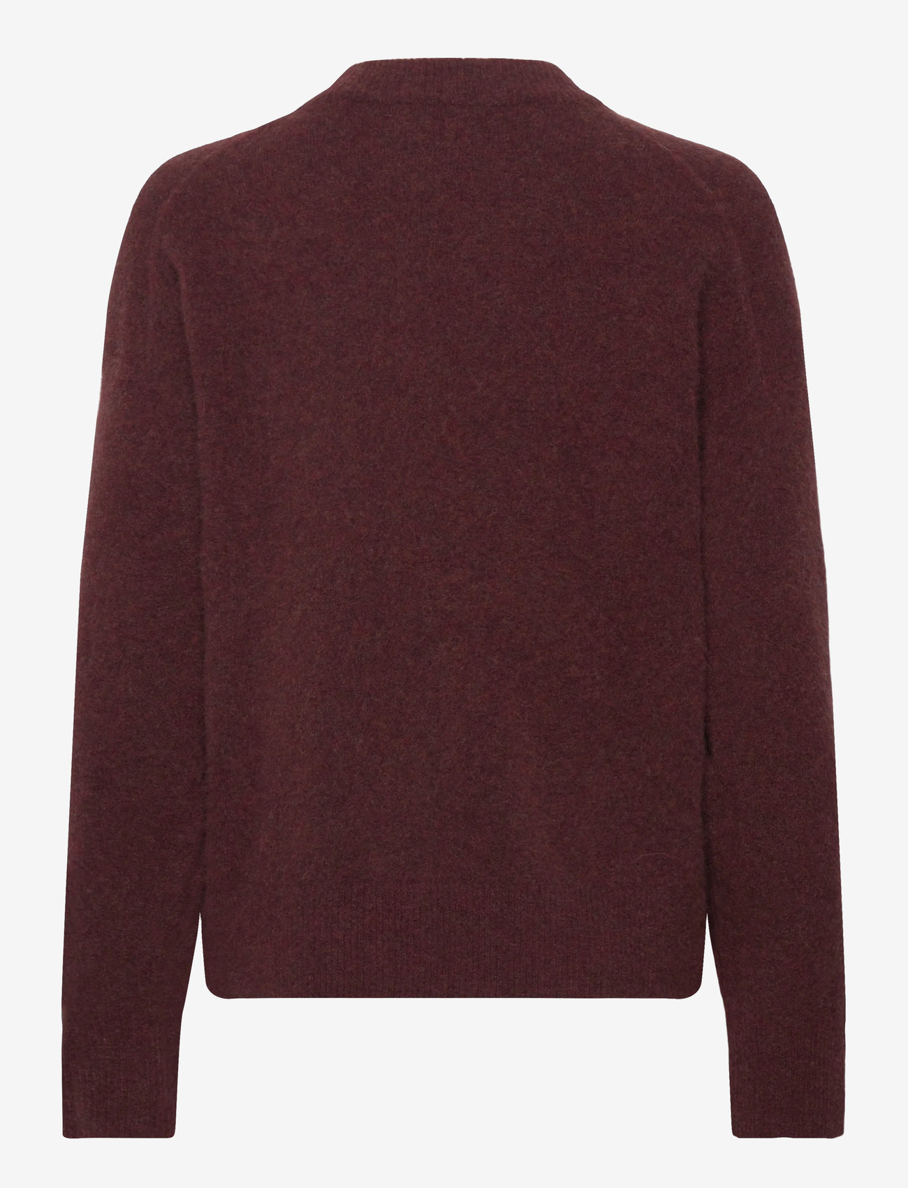 Filippa K - Wool Yak Crewneck Sweater - tröjor - burgundy - 1