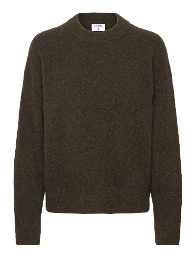 Filippa K Wool Yak Crewneck Sweater - Filippa K - DARK KHAKI GREEN / green