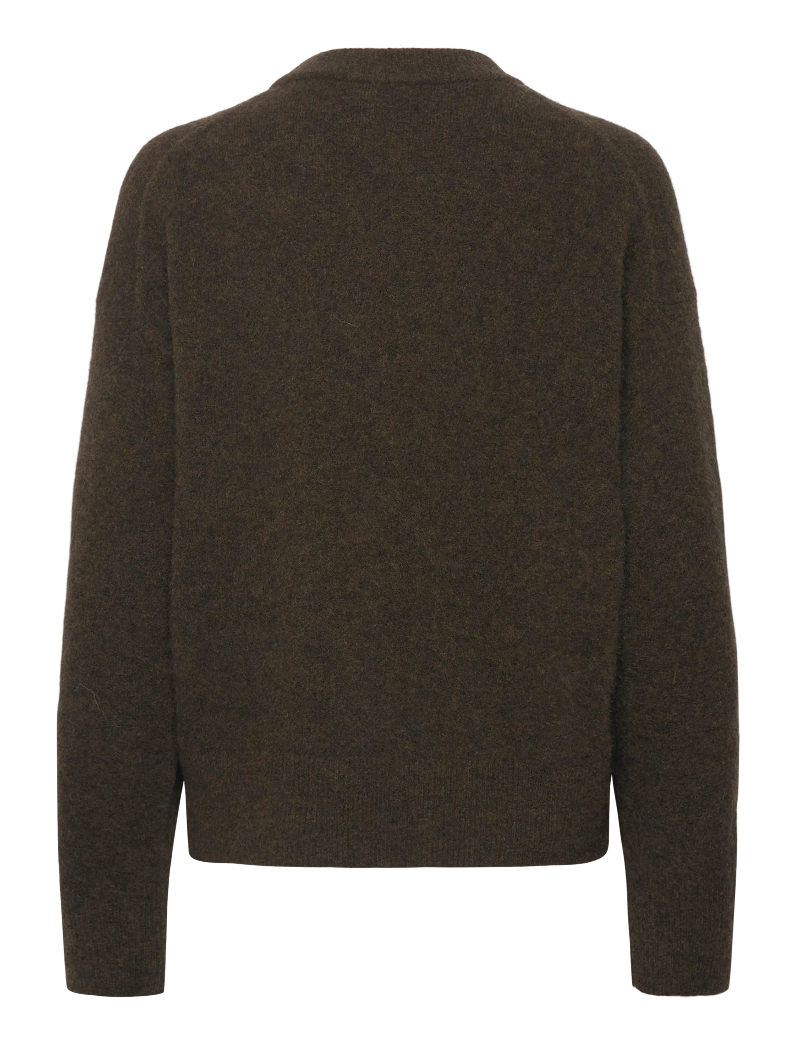 Filippa K - Wool Yak Crewneck Sweater - džemperi - dark khaki green - 1