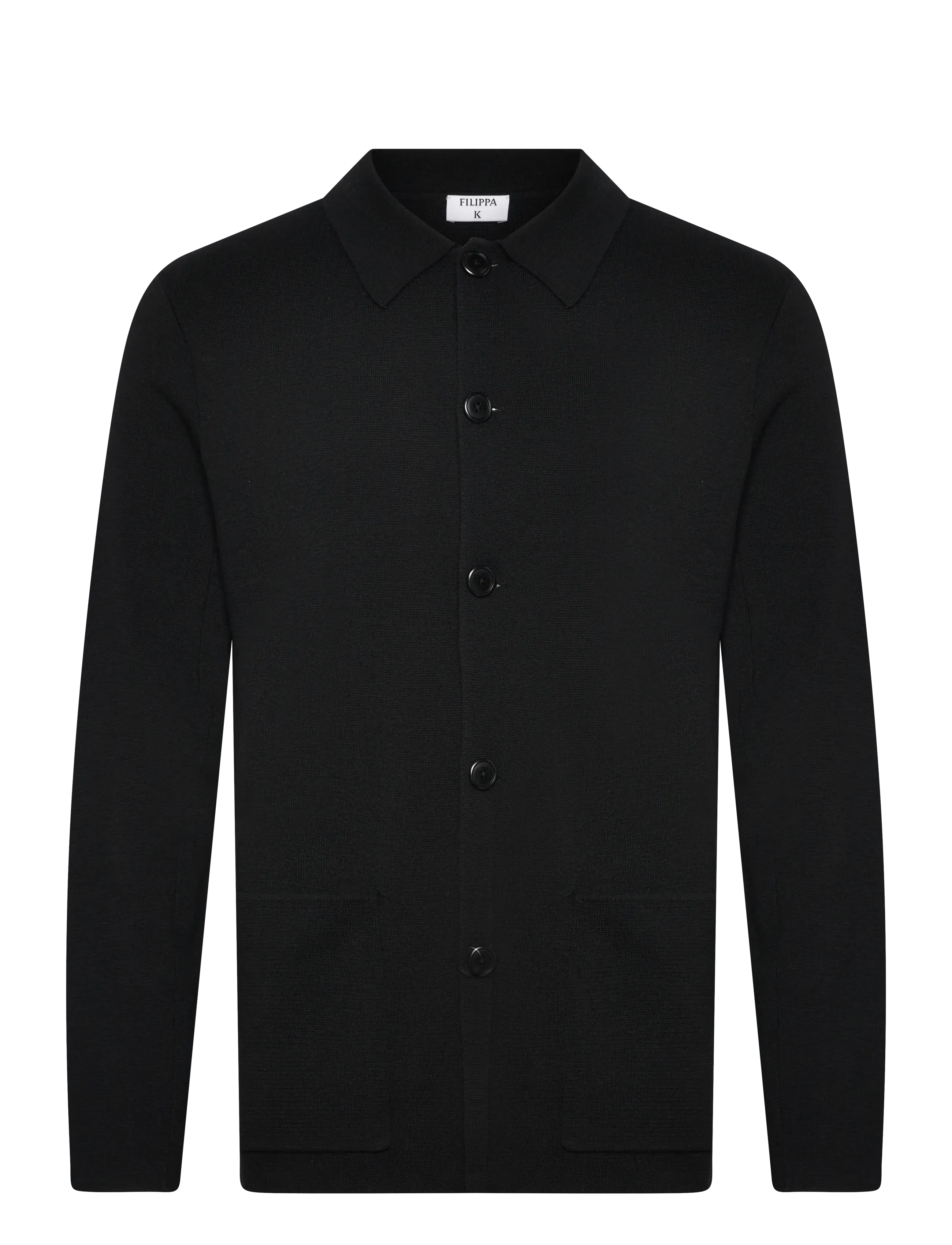 Filippa K Wool Milano Knit Blazer - Kleidung - BLACK / black